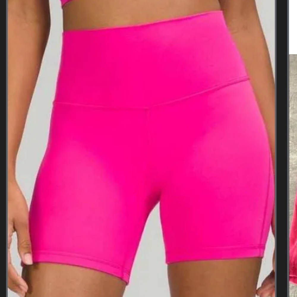 Lululemon Align 4” Shorts Hot Pink